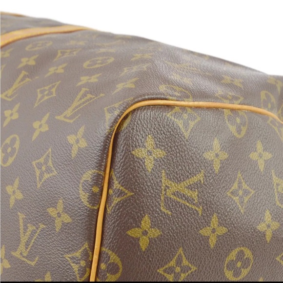 SALE 🔥AUTHENTIC LARGE LOUIS VUITTON KEEPALL 55 TRAVEL DUFFEL BAG LV MONOGRAM - Picture 8 of 11